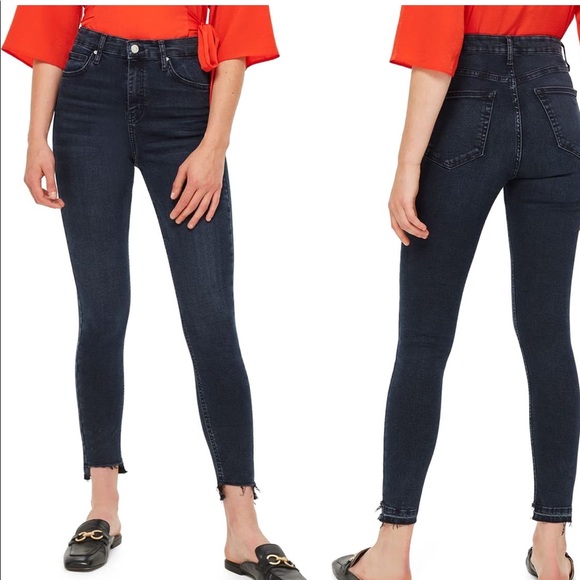 jamie step hem skinny jeans